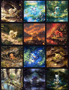 Nouvelles ventes flash YQ : Cartes à collectionner carrées de la série Pokémon World Vol.7, boîte mystère colorée, coffret booster, cartes à échanger - Product Image 3