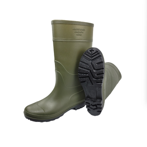 Stivali da <span class=keywords><strong>Uomo</strong></span> in PVC Impermeabile Marrone, Resistenti e Adatti per Cantieri, Lavori di Sanificazione e Operazioni all'Aperto - Product Image 1