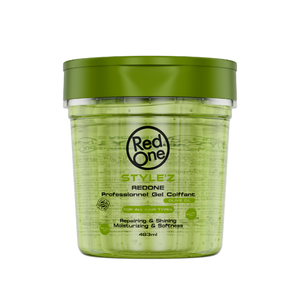 Gel Fijador para Cabello Redone Stylez con Aceite de Oliva 483ml, Fijación Fuerte, Gel de Peinado Profesional para Todo Tipo de Cabello, Tamaño Económico, Cera Nutritiva para el Cabello - Product Image 2