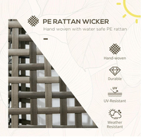 Lampes de patio LED solaires en rotin pour l'extérieur, lampes de sol pour le jardin, lumières décoratives pour la maison