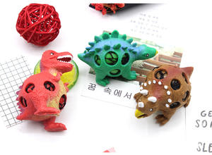 OEM Soft EVA Dinosaur Grape Splat Hand <b>Squeeze</b> Bead <b>Ball</b> Toy Age Range 5 to 7 Years - Product Image 3
