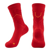 Chaussettes d'équipage de basket-ball rembourrées en éponge de haute qualité LOGO personnalisé Chaussettes de sport professionnelles épaisses Athlète