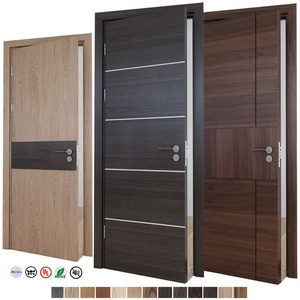 Puerta Exterior de Madera de Roble Macizo de Estilo Europeo Moderno y Minimalista con Acabado y Apertura Lateral - Product Image 6