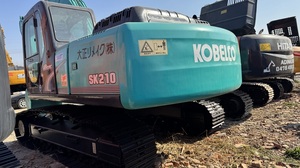 รถขุดไฮดรอลิก Kobelco SK210 มือสอง รถขุดขนาดกลาง อุปกรณ์ก่อสร้างเคลื่อนย้ายดิน - Product Image 1