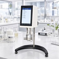 Viscosimètre à cône et plaque de laboratoire haute précision ZhanTu DV-IICPLV avec fonction de courbe viscosité-température, répétabilité de 0,2 %