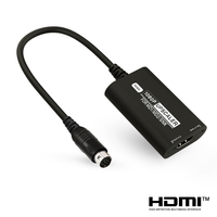 Bitfunx RGBS To1080P HDkompatibel dengan Adaptor Scaler HD untuk Konsol Game Retro SE-GA Mega Drive Genesis 1/2 SNK NEO GEO