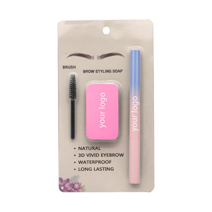 Kit de Maquillage <span class=keywords><strong>Sourcils</strong></span> Personnalisé : <span class=keywords><strong>Crayon</strong></span>, Cire, Savon et Brosse Imperméables – Longue Tenue Professionnel – Fournisseur de Maquillage Marque Privée - Product Image 5