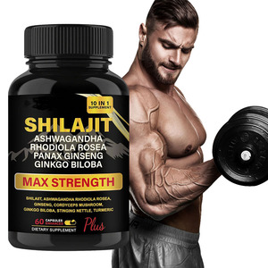 Integratore Erboristico 8-in-1 in Capsule: Estratto di Shilajit dell'Himalaya, Fungo Chaga e Complesso di Magnesio per il Sollievo dalla Fatica e il Sistema Immunitario - Product Image 1