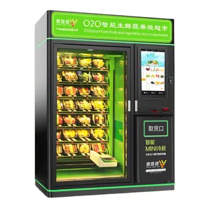 2023 Novo Estilo Single-gabinete Comercial Vending Machine para Salada Vegetal e Frutas