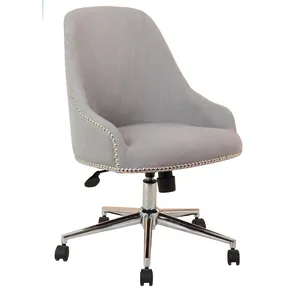 Fabrika doğrudan uzanmış kumaş ofis koltuğu döner yükseklik ayarlanabilir kumaş döner sandalye özelleştirilebilir