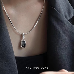 All'ingrosso di moda di lusso alla moda HipHop collana pendente per le donne degli uomini Rapper catena clavicolare zircone perline <span class=keywords><strong>girocollo</strong></span> maglione - Product Image 3