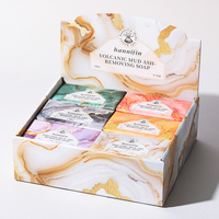 Sabun Batang Hannifin 200G Aroma Mawar Alami Melembapkan dan Menutrisi Kulit Sabun Pemutih Buatan Tangan untuk Set Hadiah