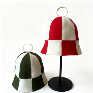 Chapeau <span class=keywords><strong>de</strong></span> sauna en feutre <span class=keywords><strong>de</strong></span> laine <span class=keywords><strong>de</strong></span> Nouvelle-Zélande en gros pour hommes et femmes, accessoires <span class=keywords><strong>de</strong></span> <span class=keywords><strong>bain</strong></span> <span class=keywords><strong>de</strong></span> sauna, fournisseur <span class=keywords><strong>de</strong></span> logos personnalisés et <span class=keywords><strong>de</strong></span> marques privées - Product Image 4
