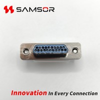 Conector macho de soldadura de alta fiabilidad J30J-21TJS, serie J30J, micro-D mini rectangular de 21 pines, 200V 3A, para aeronaves