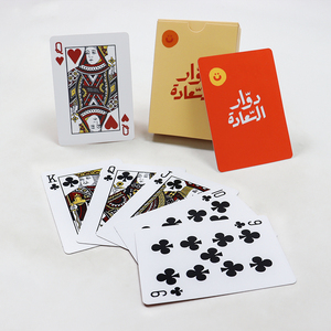 Cartes à jouer en PVC personnalisées avec impression couleur intégrale, jeu de cartes en plastique, design de votre logo, cartes à jouer imperméables - Product Image 2