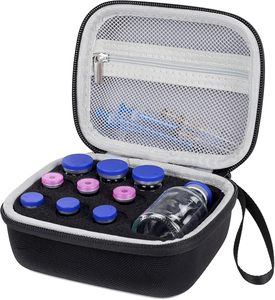 Estuche Protector de Insulina a Prueba de Golpes con Espuma, Bolsa Organizadora de Viales de Insulina para Diabéticos - Product Image 1