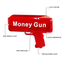 Pistola de Juguete para Disparar Dinero, con Logotipo y Color Personalizados OEM, para Hacer Llover Dinero - Product Image 3