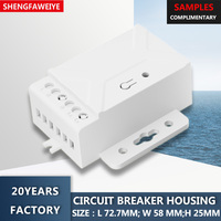 Boîtier intelligent mini WiFi SHENGFAWEIYE, boîtier en plastique ABS blanc laiteux pur pour l'électronique et les instruments