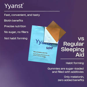 OEM/ODM Bandes orales de mélatonine et biotine pour adultes – Complément alimentaire sans gluten, végétalien, nourrit les cheveux et les ongles, favorise un sommeil réparateur - Product Image 5