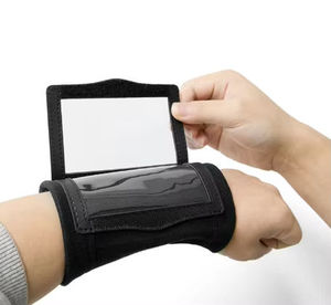 Bracelets de jeu de football, cartes de stratégie, fenêtres transparentes en coton, équipement élastique pour quartier-marcheur adulte, football américain, baseball, été - Product Image 2