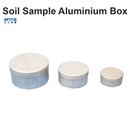 Boîte en aluminium pour échantillon de sol Bocaux en aluminium argenté de haute qualité Boîte ronde en métal anti-fuite Conteneur SS