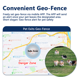 Traceur GPS compact A20 4G+2G sans fil 1500mAh étanche IP68 avec garantie 1 an, design portable et autonomie ultra-longue pour animaux de compagnie - Product Image 6