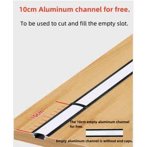 AC110V AC230V Plug-in <strong>LED</strong> Sensor <strong>Light</strong> for Kitchen Cabinet Hotel <strong>Furniture</strong> <strong>Light</strong> Fixture Slim Embedded <strong>LED</strong> <strong>Light</strong> Rigid Strip - Product Image 5