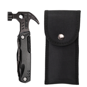 Herramienta Multifuncional de Supervivencia para Exteriores de Acero Inoxidable y Aluminio de Grado Industrial, Martillo de Uñas con Funda de Nailon para Camping, Caza y Senderismo - Product Image 1