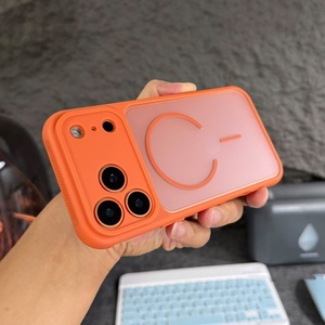Funda Magnética Mate Translúcida para <span class=keywords><strong>iPhone</strong></span> 17 14 15 16 Pro Max 17 Air, con Marco Refrigerante, Cobertura Total de Lente y Protección Antigolpes - Product Image 2