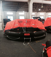 Chaleco Salvavidas Marino Autoinflable de Goma Tipo Lanzamiento, Certificado CCS, para 10 Personas, de Bajo Precio, para Yates y Embarcaciones Pequeñas, Solas First Aid