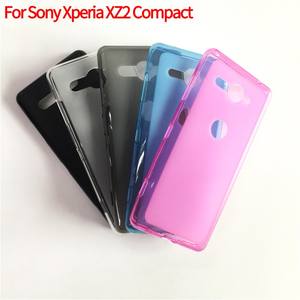 Fabricant de gros étuis en TPU mat souple givré couverture arrière étui de téléphone portable en silicone pour <span class=keywords><strong>Sony</strong></span> <span class=keywords><strong>Xperia</strong></span> <span class=keywords><strong>XZ2</strong></span> Compact noir - Product Image 2