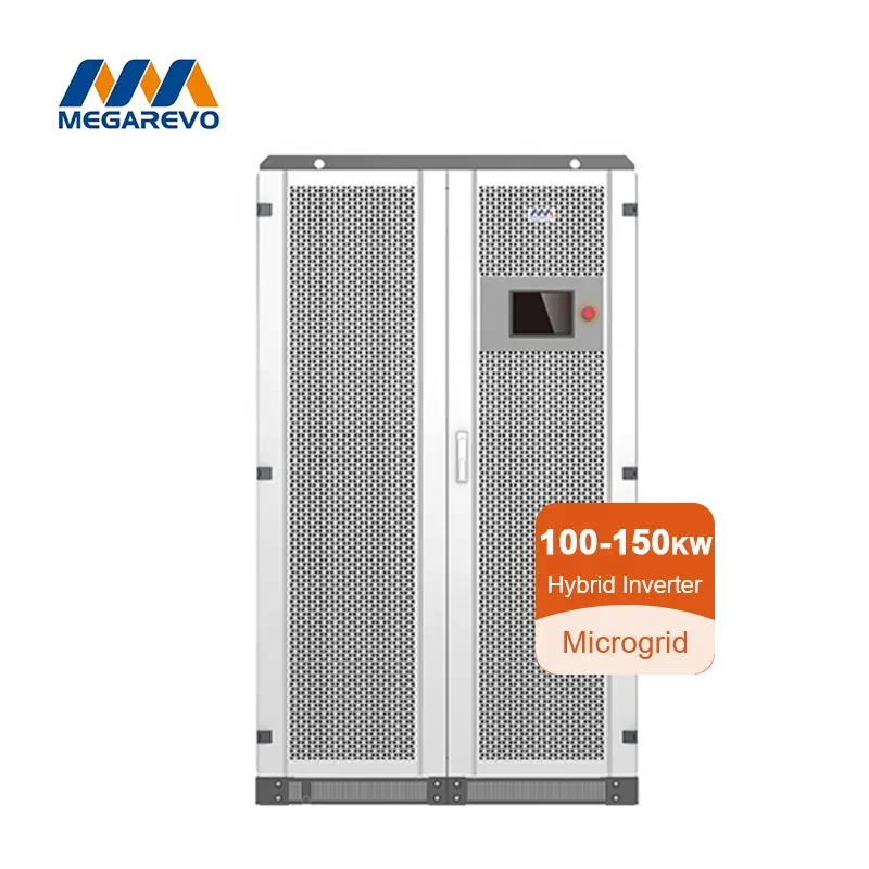 Inverter, 30kva 50kva Micro Grid Tie Inverter Megarevo MPS50 50KW100KW 500KW sistem penyimpanan energi komersial menggunakan Solar Hybrid Inverter