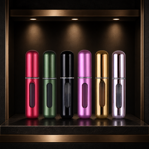 Custom Color 5ml Pocket <b>Perfume</b> Atomizer Bottle Shell Refillable Fragrance <b>Dispenser</b> for Gift Promo - Product Image 1