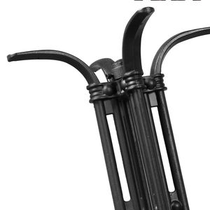 Patas de mesa de hierro fundido negro mate con forma de <span class=keywords><strong>herradura</strong></span> Retro europea para muebles de mesa de sala de estar - Product Image 5