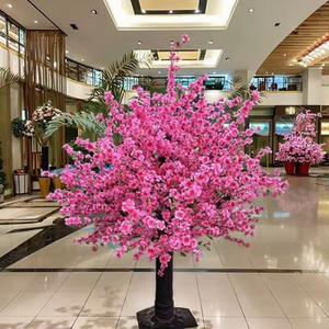 Arbre artificiel de fleurs de pêcher pour décorations intérieures et extérieures de Noël, de Pâques, pour centres commerciaux, hôtels, mariages - Cerisier - Product Image 1
