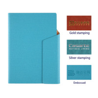 Bloc notes oem en cuir Pu, impression de logo personnalisé, couverture rigide A5, fourniture de bureau, agenda, business planificateur