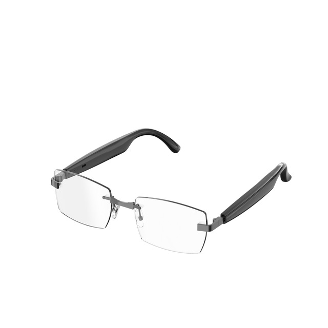 For Smart AI Glasses Sunglasses Stainless Steel Copper Frame Magnetic Charging Wireless Headphones High-end Sound Quality