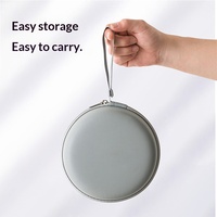 Oreiller de voyage ergonomique en mousse à mémoire de forme en U, soutien cervical léger et portable, sac de transport respirant pour le voyage