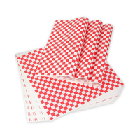 Offre Spéciale 12x12 "100pcs feuilles de papier de doublure de panier de nourriture, feuilles de papier ciré résistant à la graisse pour le festival de fête de la nourriture et à l'extérieur