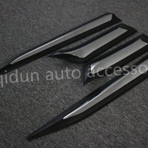 Revêtement de carrosserie noir et chromé pour Mitsubishi Pajero Sport 2016, moulures latérales pour Montero Sport 2017 - Product Image 5