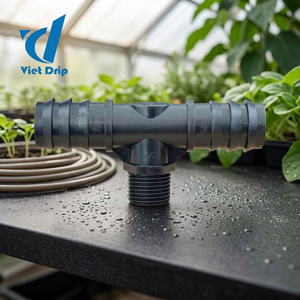 Viet Drip Y Tee Connector 25mm Virgin Plastic Barb <b>Fitting</b> for Agricultural Irrigation with LDPE Pipes - Product Image 3