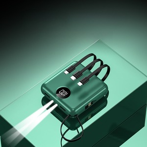 Số lượng lớn công suất cao Mini ngân hàng điện 10000mAh | di động sạc điện thoại di động + Miễn phí bốn dây cáp & dây buộc - Product Image 2