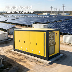 Système de Stockage d'Énergie Solaire (BESS) 1,2,4 MWh pour Centres de Données, Raccordement au Réseau Haute Tension, Soutien d'Urgence au Réseau Électrique et Refroidissement - Product Image 1