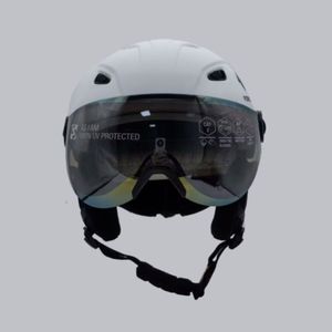 Tùy chỉnh kích thước an toàn bảo vệ đầu thể thao ngoài trời trượt tuyết <span class=keywords><strong>Snowboard</strong></span> Skateboard Mũ bảo hiểm với kính - Product Image 3