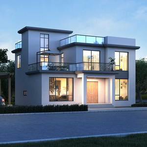 Nuova Casa Prefabbricata <span class=keywords><strong>in</strong></span> Stile Cinese con Struttura Pesante <span class=keywords><strong>in</strong></span> <span class=keywords><strong>Acciaio</strong></span> per Camere da Letto Ville Hotel e Appartamenti - Product Image 3