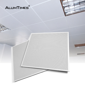 Panneau de plafond en aluminium Alumtimes à <span class=keywords><strong>clipser</strong></span>, 600x600, revêtement PVDF, pour bureau, hôpital, décoration intérieure, installation facile - Product Image 1