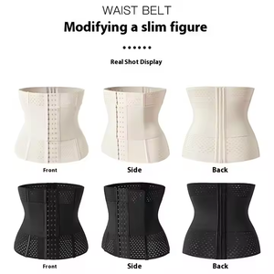 Ceinture <span class=keywords><strong>de</strong></span> sport grande taille pour femmes décontracté motif solide ventre serré taille joint pour Fitness et réduction façonnage lié pour vêtements - Product Image 4