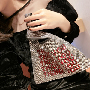 Su misura di bling di cristallo di sera della <span class=keywords><strong>borsa</strong></span> delle donne del sacchetto di tote - Product Image 4