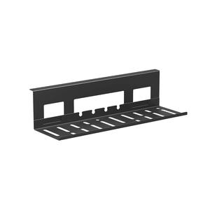 ถาดจัดเก็บสายไฟใต้โต๊ะ CC11-13-1 ขนาดใหญ่ วัสดุเหล็ก พร้อมตะขอเกี่ยวสกรู สำหรับจัดระเบียบสายไฟในสำนักงานและบ้าน - Product Image 5