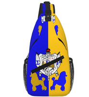 Bolso de pecho personalizado Sigma Gamma Rho con letras griegas, mochila deportiva de viaje, bandolera, regalo de hermandad unisex, a la moda y casual